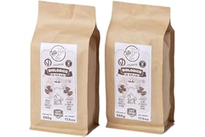 Caffè Europa - Caffè Biologico in Grani Ottenuto Attraverso Tostatura Artigianale, Caffe Vegano e Gluten Free, Miscela 80% Arabica- 20% Robusta, 1kg