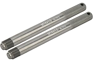 AKOZON 2pcs Wheel Alignment Pin Wheel Hanger Pin Set, Rim Stud Pin Guide Tool for Car Tire Repair (M14*1.5)