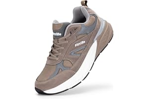 FitVille Chaussures Sport Homme Pied Large Baskets Running Antidérapant Respirant Course Jogging Marche