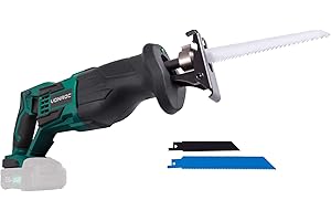 VONROC Seghetto a gattuccio a batteria VPOWER 20V. Include 2 lame e sacca portautensili. Batteria e caricabatterie non inclusi