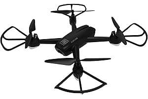 PNJ - R-Spy FHD Drone extérieur caméra FHD motorisée orientable Depuis Le Sol - Design Robuste - Autonomie 14minutes - Alti Mode, CF Mode, décollage Auto - Contrôle Via RC ou Smartphone