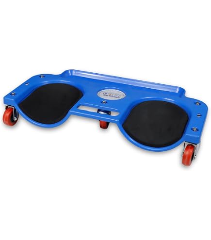 Siège D'Atelier Roulant BGS 2859 - 3 Tiroirs - Capacité 150kg - Rembourrage Lavable - Pour Garage Ou Atelier