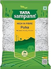 Tata Sampann High in Fibre White Thick Poha, 500g