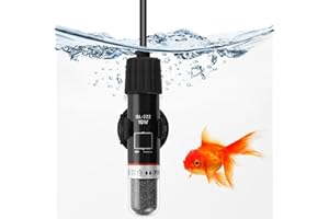 Hioph Mini Fish Tank Heater, Aquarium Heater, 10W Small Fish Tank Heater for Tropical Fish, Water Temperature Controller with USB Cable, Turtle Tank Heater (for tanks less than 20L)