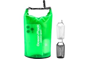 Henrycares Bolsa Estanca Impermeable 2L, Dry Bag Mochila Estanca para Incluida, Ideal para Kavak, Buceo, Paddle Surf, Playa