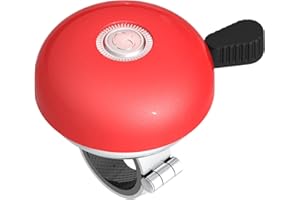 Greallthy Bicycle Bell Retro 6 Classic Metallic Colors Bicycle Bell, Bike Bells Adults Kids, Loud Sound Bike Horn Mountain Bike Bicycle Bell