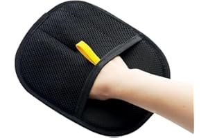 HAIYOX Pets Double Sided Grooming Gloves,Pet Hair Removal Glove,Static Removal Gloves Pet hair,Cat Gl-0ves Grooming,Reusable And Versatile Dog Cleaning For Washing,Deshedding,Hairdressing,Breathable