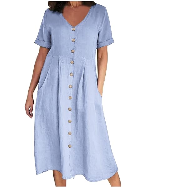 Vestito midi con cintura da annodare in vita Colore panna - - 6591W-01P