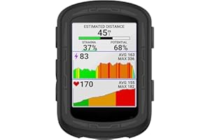 LOKEKE - Funda protectora de silicona para Garmin Edge 540/840 (silicona negra)