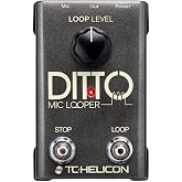 TC Helicon Ditto Mic Looper Vokal Efekt Pedalı