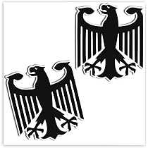 Autocollant Allemagne Deutschland 100mm - Vinyle Résistant Pour Voiture Et Support Lisse