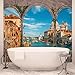 Produktbild Wallsticker Warehouse Arches Venedig Italien Fototapete - Tapete - Fotomural - Mural Wandbild - (1072WM) - XXL - 312cm x 219cm - VLIES (EasyInstall) - 3 Pieces