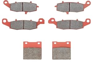MEXITAL Plaquettes de frein Céramique Avant et Arrière pour GSX 750 W/X/Y (98-03)/GSX 600 F/GSX 750 F Katana (98-06)/GSF 600 Naked Bandit/Faired Bandit (00-04)/SV 400 SV 650 X/Y/K (99-02)