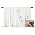 Kate 7x5ft Wood Backdrop White Wood Pattern Photo Background Cotton Collapsible Party Decoration Backdrops