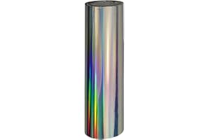 Toner Reactive Foil | Pretty Things London Foil A'Peel | 11.5cm x 10m Rolls (Holographic Silver)