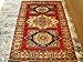Produktbild Super Kazak Cauca) Marke neue Traditionell designte Veg Bunte gefärbt handgeknotet Orient Teppich Teppich 6.0 x 4.3 Fuß