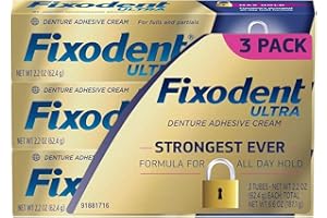 Fixodent Ultra Max Hold Dental Adhesive (2.2 oz. 3 pk.)