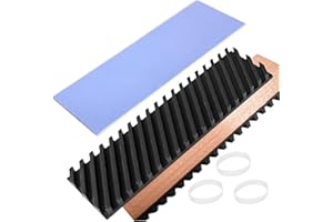 Hodyludy M.2 2280 SSD Heatsink, 70x20x3mm, Pure Copper with Graphene Coating, Laptop NVMe M.2 Heatsink with Silicone Thermal Pad for 2280 M2 SSD Laptop