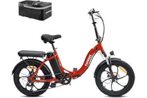 Fafrees Electric Bike, 20" Folding Electric Bikes for Adults, 36V 16Ah/576Wh Removable Battery Ebike 90KM Mileage Pedal Assist, 3.0" Fat Tire Electric Bike for Man Women, F20 Upgrade