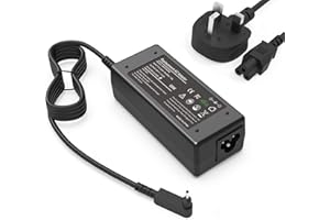 FUDCOCWN 65W 45W Laptop Charger Replacement for Acer Chromebook CB3 CB5 CB3-532 CB3-431 CB3-131 11 13 14 15 R11 R13 C720 C810 C910 A13-045N2A A11-065N1A Aspire 1 3 Swift 3 Supply Cord (3.0 x 1.1mm)