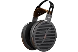 Fosi Audio i5 Słuchawki Planarne Magnetyczne z Otwartym Tyłem i Ultra Dużą Membraną 97mm, CNC Metal&Drewno Orzechowe,Przewodowe Słuchawki Studyjne dla Audiofilów do Urządzeń z Wieloma źródłami Dźwięku