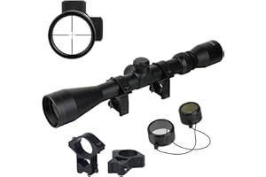 FOCUHUNTER Rifle Scope 3-9X40mm Optique Tactique Sniper Gun Scope Étanche et Antichoc pour la Chasse, avec Supports de Rail Weaver/Picatinny gratuits