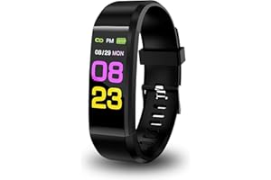 XINZHIZHU Fitness Tracker Activity Tracker with Sleep Monitor Heart Rate Smart Watch with Step Calories Counter Pedometer Blood Oxygen IP67 Waterproof with 14 Sports Mode Plug Into Computer for Charging