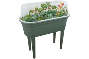 idooka Small Planter Propagation Station Grow House for Indoor or Outdoor Use, Potting Bench Ideal Plastic Pop Up Plant Nursery for Small Gardens, Patios or Spaces