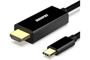 BENFEI Cable USB C a HDMI 4K, 0.9M Cable USB-C (Thunderbolt 3/4) a HDMI Compatible con MacBook Pro/Air, iPhone 15 Plus Pro Max,DELL XPS 15/13,iPad Pro/Air,Pixelbook,Samsung Galaxy S/Note,Huawei P40