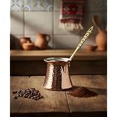 LUDIA D&ouml;vme Bakır El Yapımı Cezve Kahve Cezvesi (248ml)