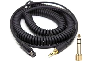 Rhinenet Cavo per cuffie DJ a spirale per AKG Q701 K702 K271 K272 K240 MKII K242 K267 K141 K171