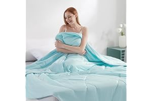 ‎ELEGEAR Elegear Q-Max 0,5 Arc-Chill 3.0 letnia kołdra chłodząca dla osób śpiących nago lub nocnych potów - Q-Max 0,5 Arc-Chill 3.0 letnia kołdra z fajnym włóknem na podróż, dla dorosłych i osób śpiących na