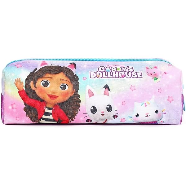 Safta GABBY'S DOLLHOUSE 3D-etui voor kinderen, ideaal voor schoolleeftijd, comfortabel en veelzijdig, kwaliteit en duurzaamheid, 21 x 6 x 8 cm, Meerkleurig, M, Casual