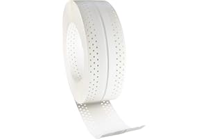 Rigips 5200684159 AquaBead Flex PRO Rolle 25lfm selbstklebender Kantenschutz, Weiß, 25m x 85mm