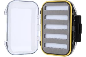 ‎VGEBY VGEBY wasserdichte Köderbox zum Fliegenfischen mit Schaumstoffpolsterung
