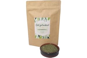 ‎IGART IGART FOOD&WOOD Dill getrocknet, Aromatische Kräuter für Gerichte, Dill Dried, Natur getrockneter Dill, Ohne Zusätze, Ideal für Suppen, Salate und Saucen, 1KG
