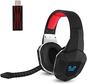 Cuffie wireless per PS5 compatibili con PS4 PC Nintendo Switch computer  cuffie audio chiaro microfono rimovibile : Amazon.it: Videogiochi