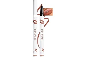 ‎ERINDE Erinde Wasserfester Lipliner Matte, Waterproof Lip Marker, Long Lasting Lip Pencil, Highly Permanented Lippenkonturenstifte, Natürlicher Smooth Lippenstift #005