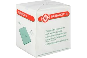 NOBA VERBANDMITTEL NOBATOP 8 Kompressen 10x10 cm unsteril 100 St Kompressen