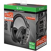 Nacon RIG 700HX, Auriculares inalámbricos para Juegos, para Xbox One, Xbox Series X y PC, Negro