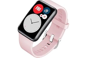 FunBand kompatybilny z Huawei Watch Fit bransoletka, oddychająca opaska zamienna do zegarka Huawei Watch Fit Smartwatch