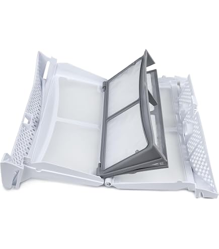 Trade-Shop Filtro fluff compatibile con Ignis AWL 635, AWL 747, AWZ 551, compatibile con Whirlpool AWZ 552, AWZ 555, AWZ 561, AWZ 563, AWZ 563/3, AWZ 565
