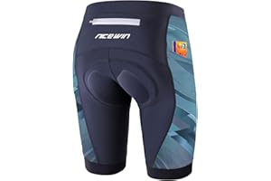 NICEWIN Pantalones de Ciclismo para Mujer