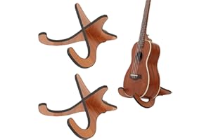 ACONDE 2 Stücke Gitarrenständer, Holz Ukulele Ständer, Ukuleleständer, für Mandoline Violine und Kleinere Gerätschaften (Nicht für Gitarre geeignet)