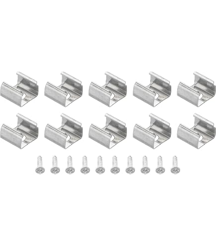 LED Aluprofil Endkappen S01 Silber - 2 Stück Set Für Sauberen Abschluss