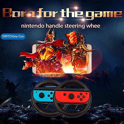 Joy-Con Wheel Controller  Nintendo Switch Steering Wheel Controller Juego de 2  negro 