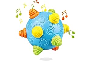 DQTYE Baby Music Dancing Ball Shake Toys Bouncing Jumping Sensory Developmental Balls Early Educational Game for Kids Toddlers