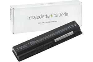 MALEDETTA BATTERIA Batteria nuova Ricambio per HP Pavilion DV4 DV4-2000 DV5 DV6 DV6-2000 CQ40 CQ41 CQ45 CQ50 CQ60 CQ70 G50 G60 G60t G61 G70 G71, SOSTITUISCE 484170-001 Ev12 Ks524aa Ks526aa HSTNN-ib72 [5200mAh - 6 celle]