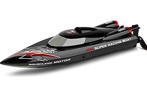 WLtoys WL916 RC Boat 60km/h High Speed Remote Control Boats 2.4GHz RC Boat Toy Gift for Kids Adults Capsize Low Battery Alarm (WL916 1 * 3600mAh)