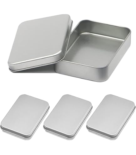XIWUPO 2 Stück Metalldosen, Blechdosen, Blechdose, Produktbild-Vorschau 2